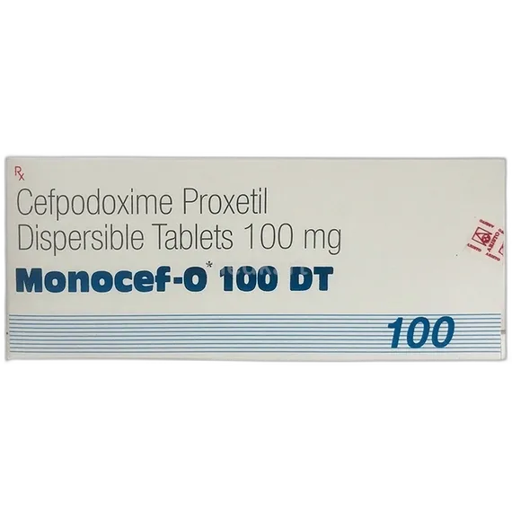 monocef o 100mg dt tablet 10's